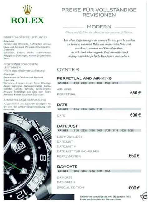 Rolex service deutschland